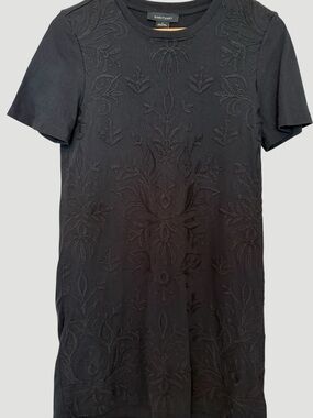 Sanctuary Women’s Black Short-Sleeve Embroidered Dress
